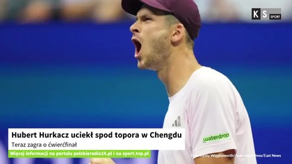 Hubert Hurkacz uciekł spod topora w Chengdu.  Teraz zagra o ćwierćfinał [KS Sport]