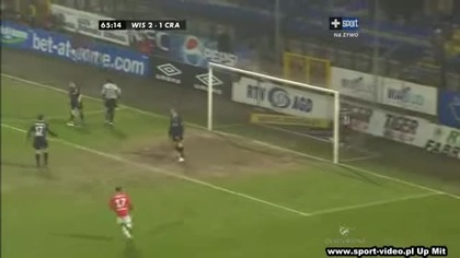 Sezon 2008/2009 21 Kolejka Wisła Kraków - Cracovia 3-1 Małecki