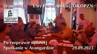 Spotkanie w restauracji Avangarda po rozprawie sądowej - 29. 09. 2023