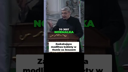 Zaskakująca Modlitwa Kobiety w Tłumie za Jezusem #pawlukiewicz