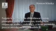 Walec jedzie po klasie średniej, a sp&oacute;łka akcyjna to też KORPORACJA ! - Roman Kluska