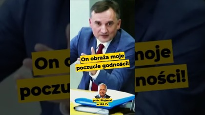 Prok.  Blajerski: Ziobro obraża moje poczucie godności! #polityka #Ziobro #PiS #PiStoMafia #koniecPiS