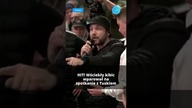 Kibic zrobił zamieszanie na spotkaniu z Tuskiem #shorts