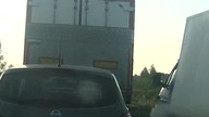 Bardzo niecierpliwy kierowca