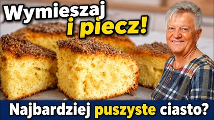 Szybkie ciasto pomarańczowe.  Wilgotne i puszyste jak chmurka