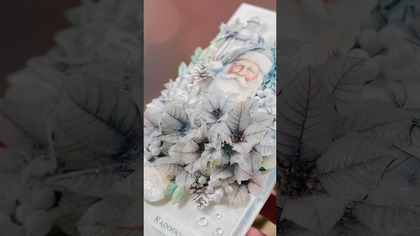 Mroźna kartka, tona brokatu i świąteczny klimat