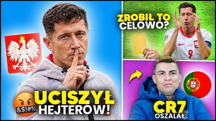 WOW! Lewandowski UCISZYŁ HEJTERÓW! Specjalnie się WYKARTKOWAŁ? Portugalia CHCE POWROTU Ronaldo!