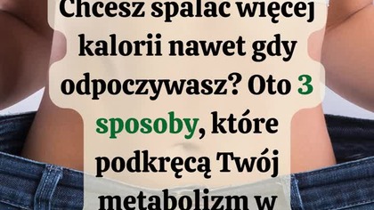  Chcesz spalać więcej kalorii nawet gdy leżysz na kanapie?

Nie musisz pić kawy litrami ani biegać maratonów. Są prostsze sposoby  i działają.

 3 rzeczy, które zrobiłem, żeby podkręcić metabolizm bez spiny:
 Białkowe śniadanie  twaróg zamiast rogalika
 Szklanka wody co godzinę  brzmi banalnie, ale to gamechanger
 Spacer po obiedzie  serio, 10 minut wystarczy

 Bonus? Sen. Bo jak ciało nie śpi, to magazynuje.

To nie reżim. To styl życia. Który z tych trików wchodzi dziś do Twojej codzienności?

 Napisz w komentarzu i zobacz, że nie jesteś w tym sam/a.

#dieta  #zdrowystylżycia  #odchudzanie