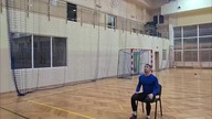 Skok do 305cm z siadu #shorts #viral #trening #koszykówka