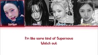 aespa Supernova Lyrics - Supernova - Color Coded Lyrics