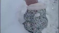 zabawy w śniegu 