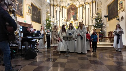 Pastorałka Od Serca do Ucha.  Frg.  koncertu scholi Aniołki z Markuszowa z dn.  6. 01. 2026 r.