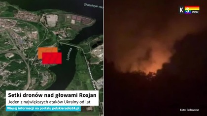 Setki dronów nad głowami Rosjan.  Jeden z największych ataków Ukrainy od lat [KS Info]