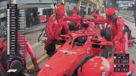 Wypadek z udziałem Raikkonena w pit stopie podczas GP Bahrajnu 2018