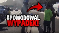 PIJANY motocyklista spowodował WYPADEK