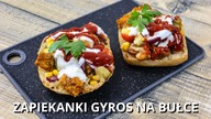 Zapiekanki gyros na bułce.