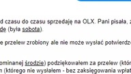SZYBKIE INFO - Fałszywe potwierdzenie przelewu i szybka wysyłka