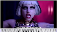 Lady Gaga - The Edge Of Glory Karaoke Version with lyrics on the screen