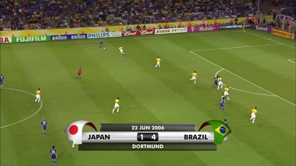 MŚ Niemcy 2006 - Japonia-Brazylia 1:4 (22. 06. 2006)