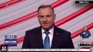 Andrzej Duda: Daliśmy Polakom lepsze życie! 500+, 300+, 13.  emerytura \\ Debata Prezydencka
