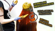 Moje obecne hennowanie! METODA SPIRALKOWA I HENNA KHADI