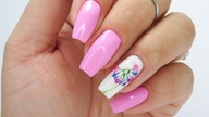 Dmuchawiec na paznokciach / Dandelion nails art tutorial / Eveline Cosmetics
