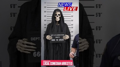 Comedian arrested for pulling prank