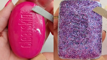 Soap Carving ASMR Relaxing Sounds no talking Satisfying ASMR Video