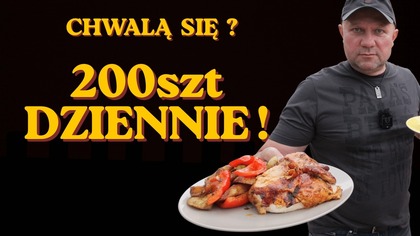 Sprzedają 200 kurczaków dziennie.  Pojechałem sprawdzić / Oddaszfartucha