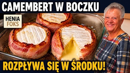 Pieczony camembert w boczku.  Gotowy w 15 minut!