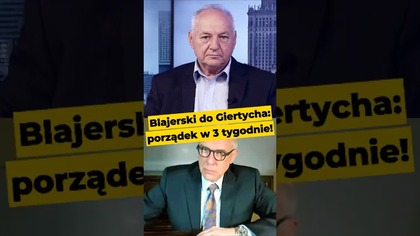 Blajerski do Giertycha: porządek w 3 tygodnie! #Blajerski #Giertych #prokuratura #Polska #polityka
