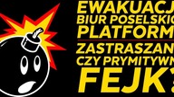 Ewakuacja biur poselskich Platformy Obywatelskiej!