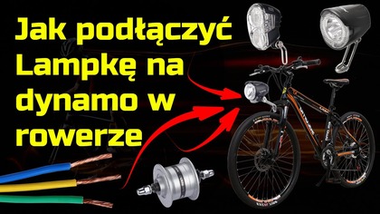 Jak podłączyć Lampkę rowerową na dynamo