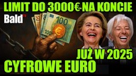 CYFROWE EURO 2025: KONIEC GOTÓWKI I WOLNOŚCI? ZOBACZ, CO SZYKUJE UE!