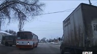 Drift autobusem w Rosji