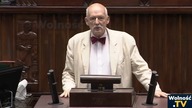  Janusz Korwin-Mikke ws.  opieki matek nad dziećmi: Mamy na sali tragiczny przykład posłanki...