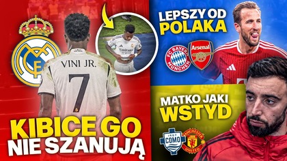 Kibice Realu WYGWIZDALI Viniciusa Harry Kane WYPRZEDZIŁ Lewandowskiego! Bruno ZAATAKOWAŁ trenera!