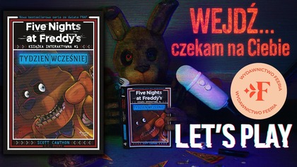Rozgrywka: Five Nights at Freddys Tydzień wcześniej.  Tom 1 #gamebook