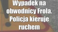 Wypadek na obwodnicy Frampola.  Policja kieruje ruchem