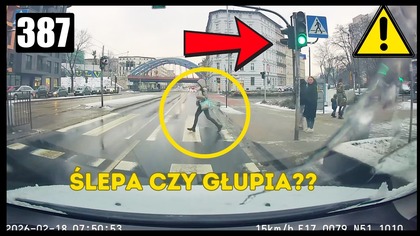 Daltonistka na przejściu dla pieszych