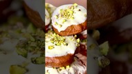Pączki z kremem pistacjowym, bez mleka i jajek#shorts #pączki #tłustyczwartek #przepis