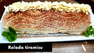 ROLADA TIRAMISU - BEZ JAJ  BEZ PIECZENIA