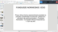 gra na konkurs o funduszach norweskich i EOG