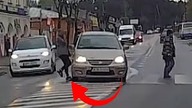 Przejechał jej po stopie w enklawie NIEbezpieczeństwa