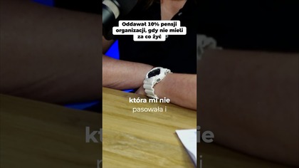 Oddawał 10% pensji na świadków Jehowy, gdy nie mieli za co zyc
