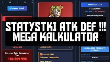 DOKKAN STATS NAJLEPSZA STRONA DO OBLICZEN ATK DEF JEDNOSTEK W DRAGON BALL Z DOKKAN BATTLE