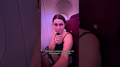 NA ŻYWO Z SAMOLOTU! STARLINK! QATAR AIRWAYS!