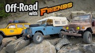 RC Cars OffRoad Adventure with Friends: RC Crawler BRX02 Series III, Toyota FJ 45, TRX-4 Jeep XJ