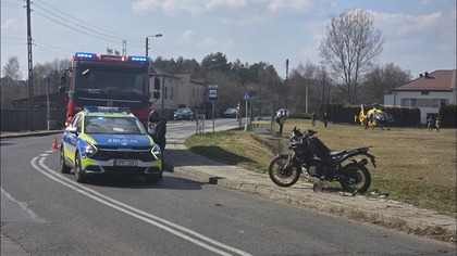 Sezon motocyklowy otwarty i pierwszy wypadek