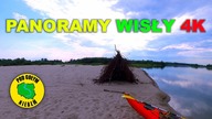 Panoramy Wisły 4K - Kajak Ponton Spływ Wisła Rzeka Vistula River 2019 (Pod Gołym Niebem)